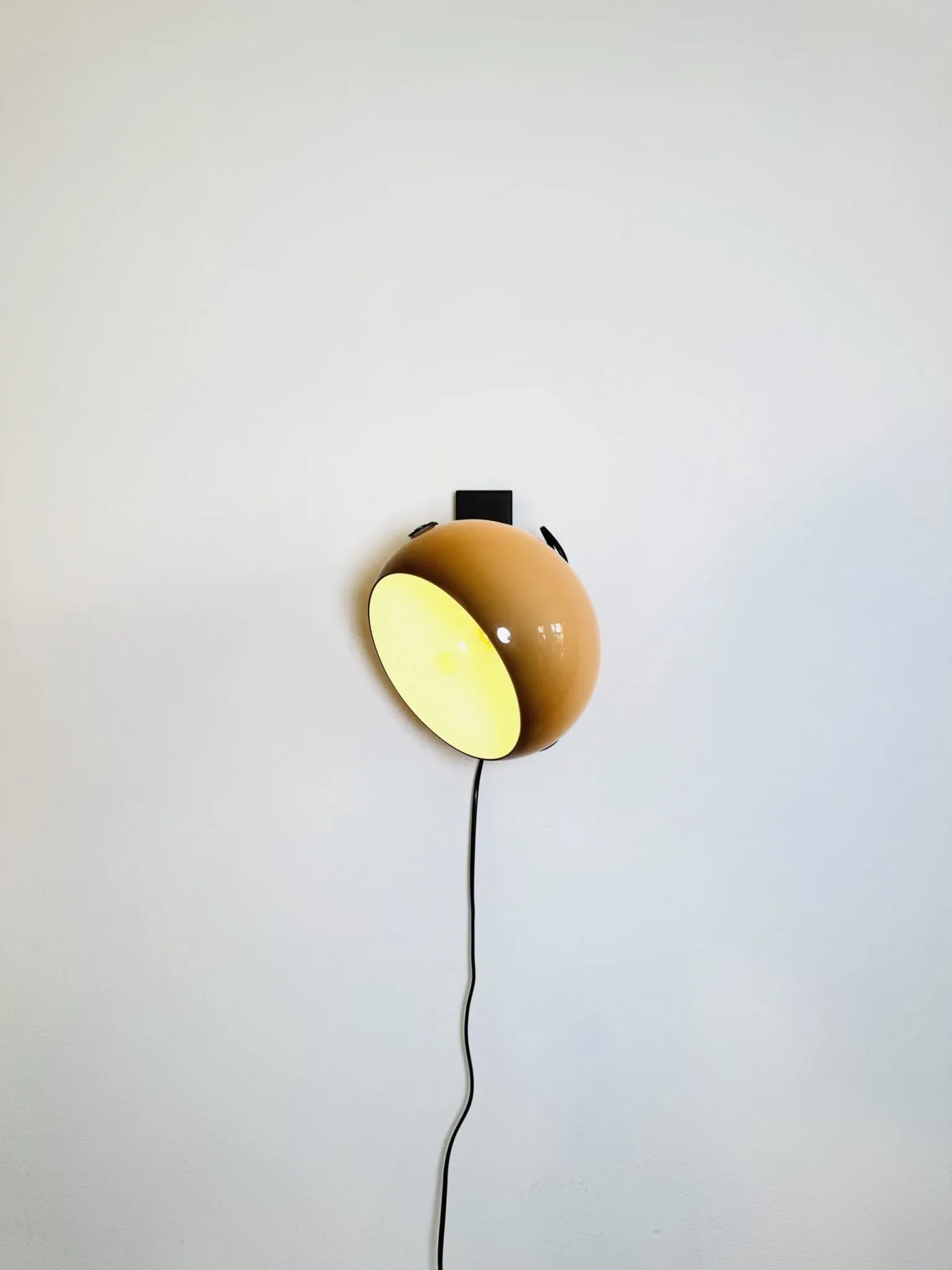 Sphere Rotating Wall Lamp By Dijkstra, The Netherlands, 1970S