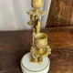 Pair of bronze and marble candelabra, France, 19th century
