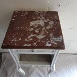 Marble beside table