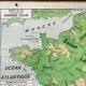 Old Vidal-Lablache map 301, 1950 - France, departments, rivers