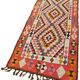 Turkish Handwoven Vintage Herki Kilim 92 cm x 292 cm