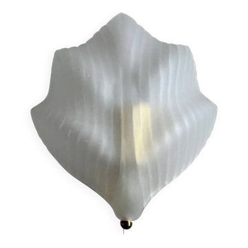 Midcentury glass wall lamps by Zelezny Brod, around 1980s