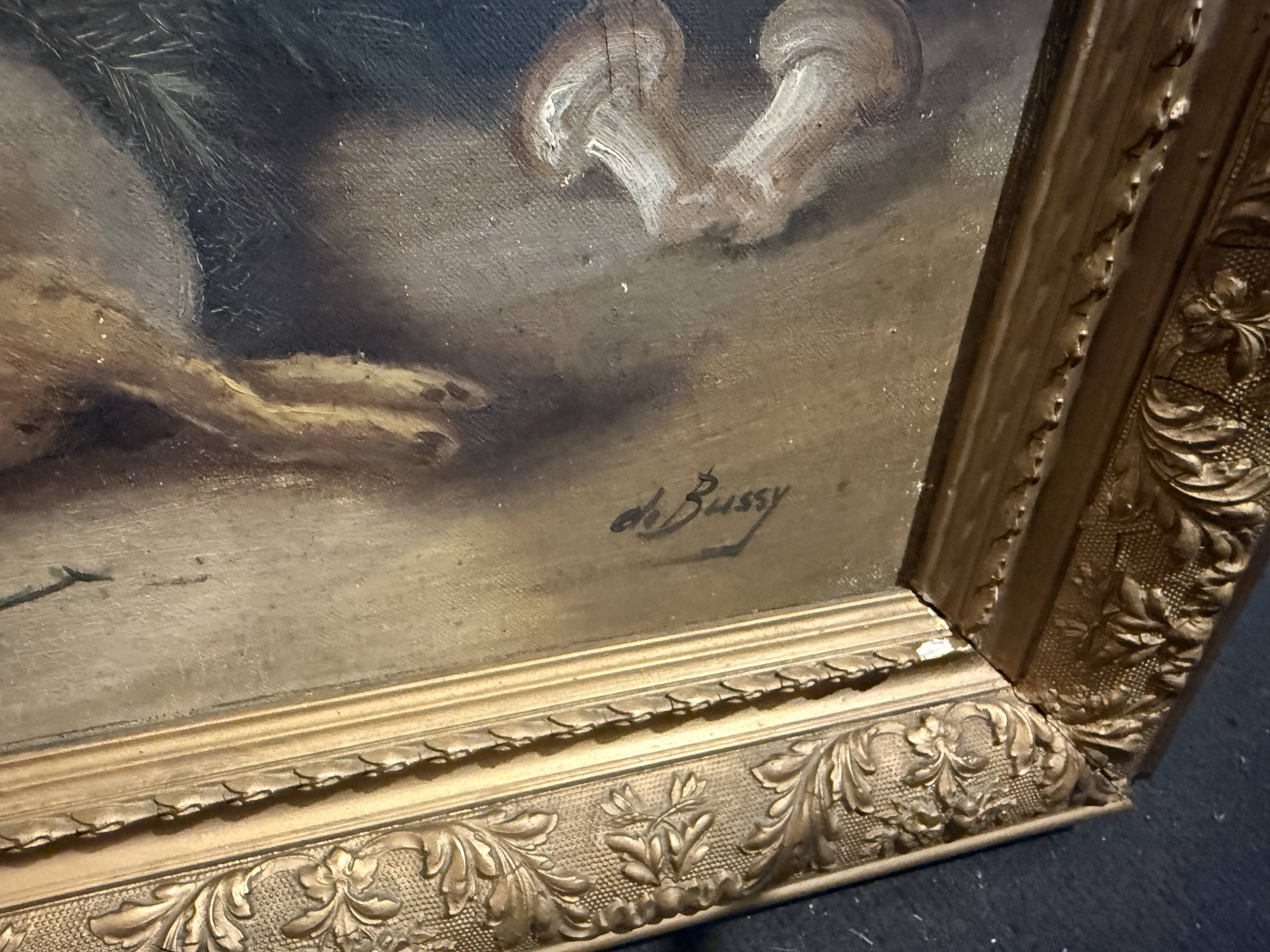 Canvas signed by De Bussy