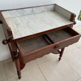 Dressing table with marble