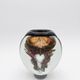Sculptural Vase Robert Pierini Studio Glass 1994 Signed - Copper & Gold