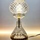 Val Saint Lambert kristallen tafellamp – vintage ananasvorm 1960-1970