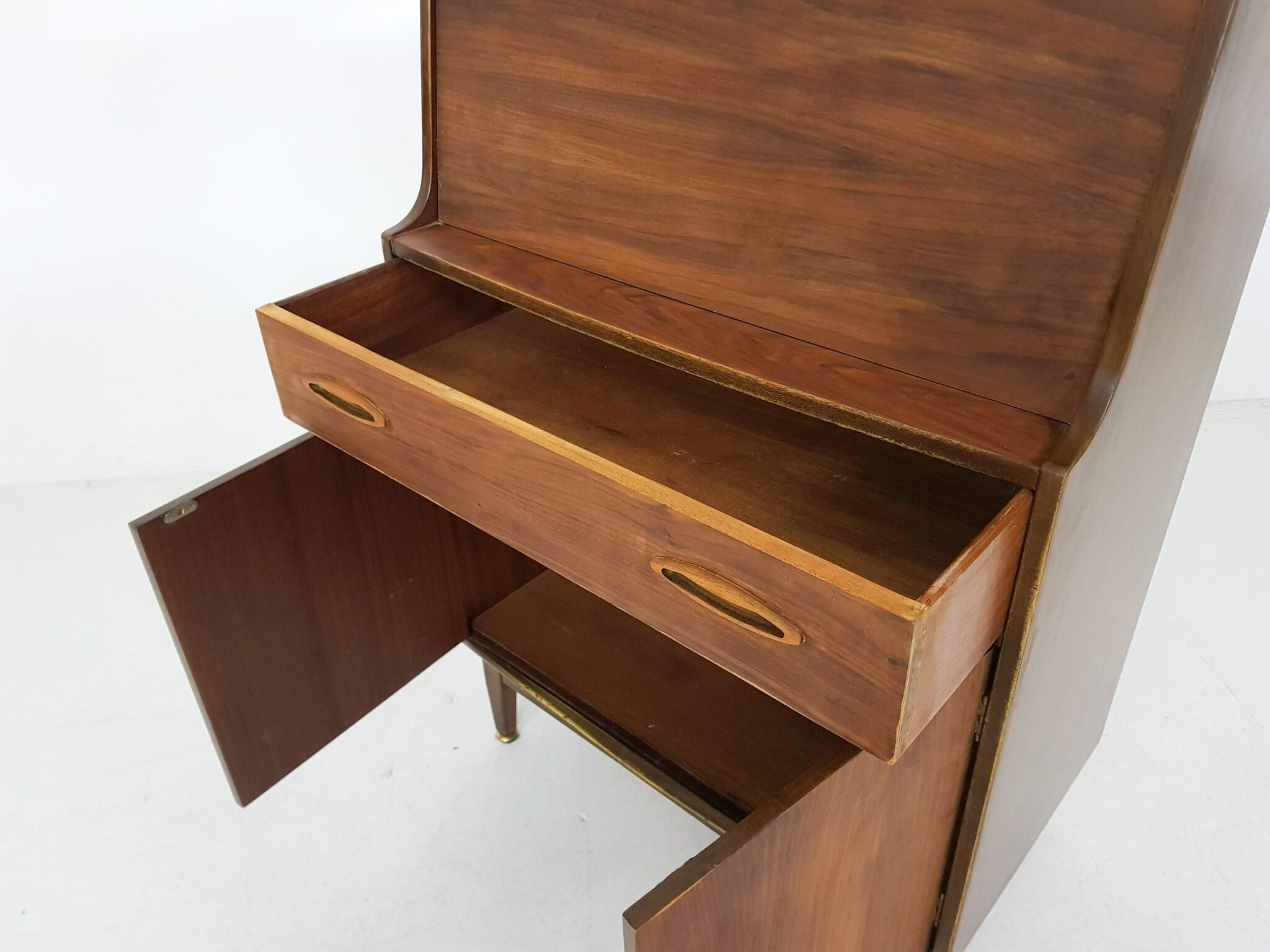 Small teak vintage desk