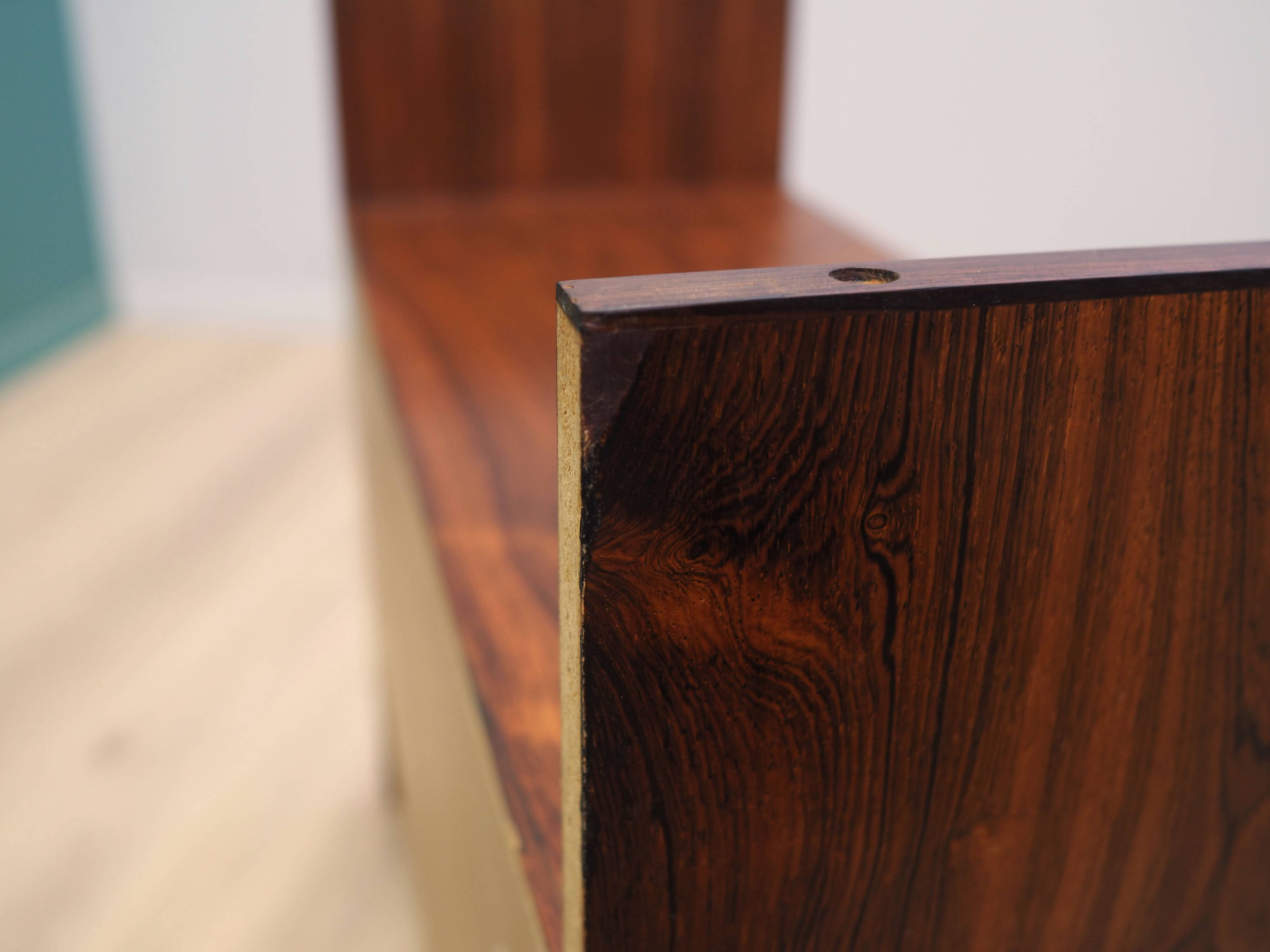 2 Danish rosewood floor-standing shelves, 1970s