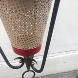 Lantern metal suspension light 1950