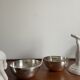 Empty dish pocket in silver metal made in italy