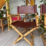 2 Lyda Levi McGuire Director’s Chairs - Leather