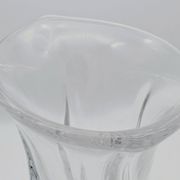 Art Vannes France - Large Sculptural Free-Form Vase - Solid Crystal 1950