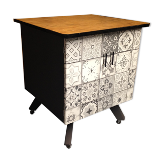 Meuble vintage relookée