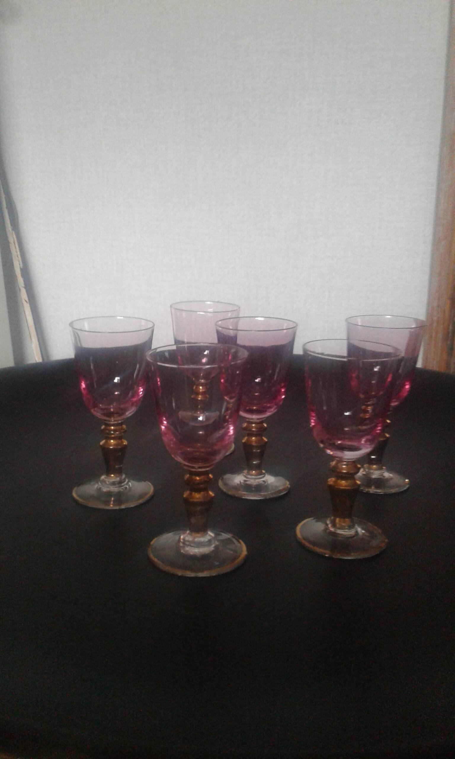 Bohemian crystal glasses