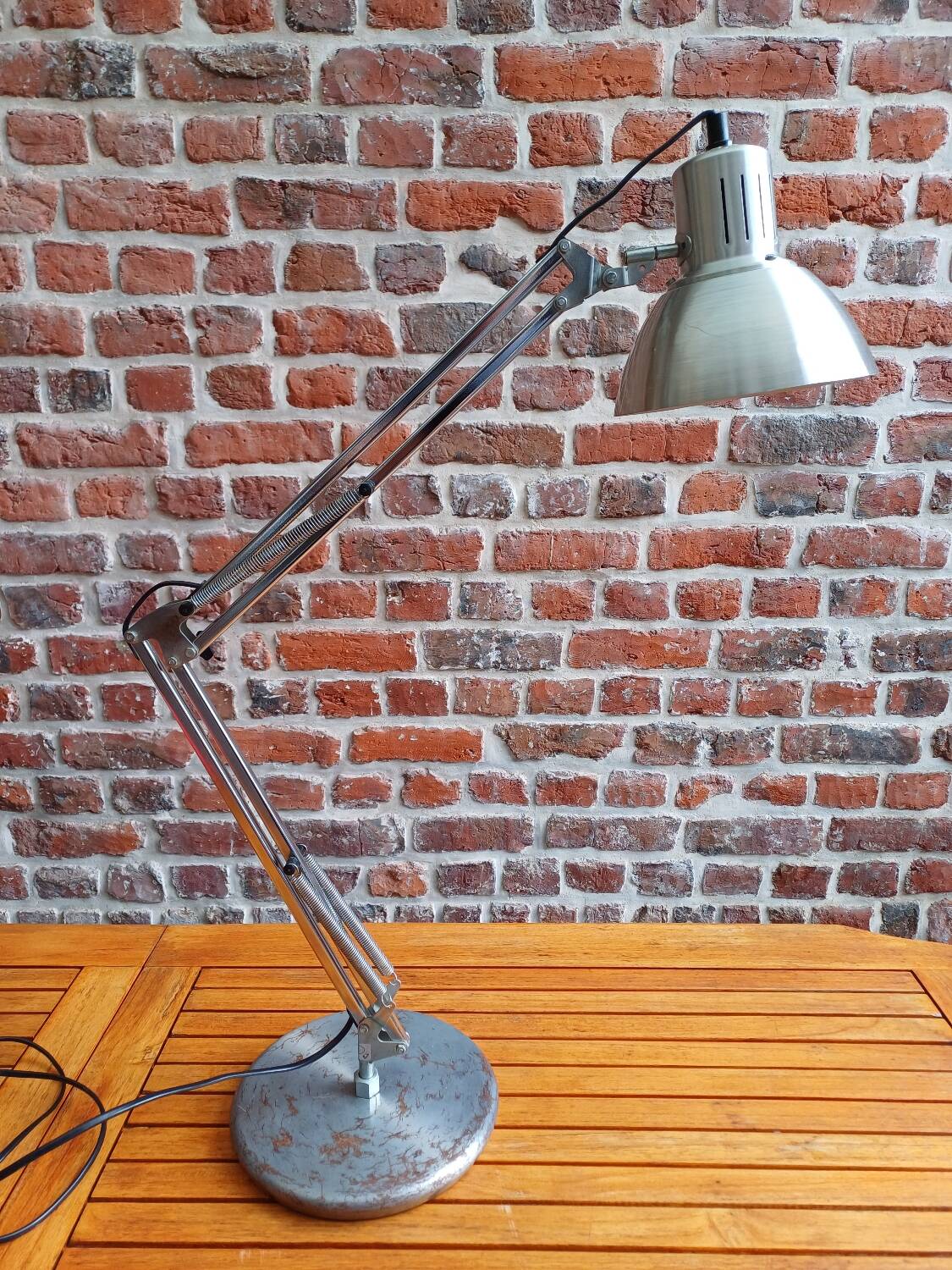 Aluminor lamp in chrome metal 80's