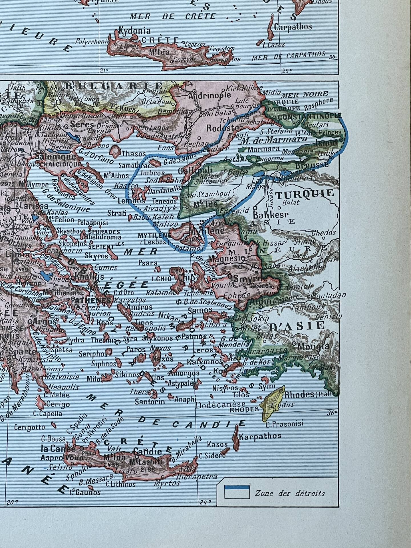 Map of Greece - 20x29cm