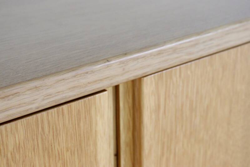 Oak compact sideboard 'Finne' mid century modern vintage design