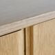 Oak compact sideboard 'Finne' mid century modern vintage design