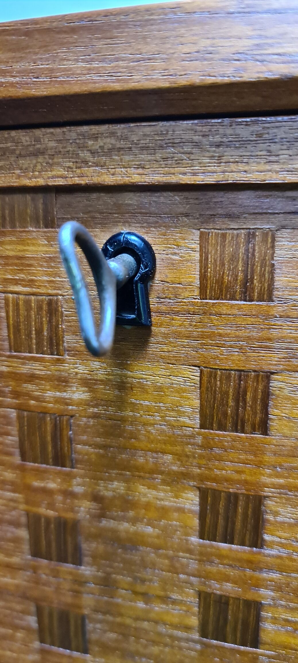 Bibliothèque murale en teck vintage