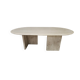 Vintage travertine table 1980"