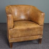 Sheepskin armchair