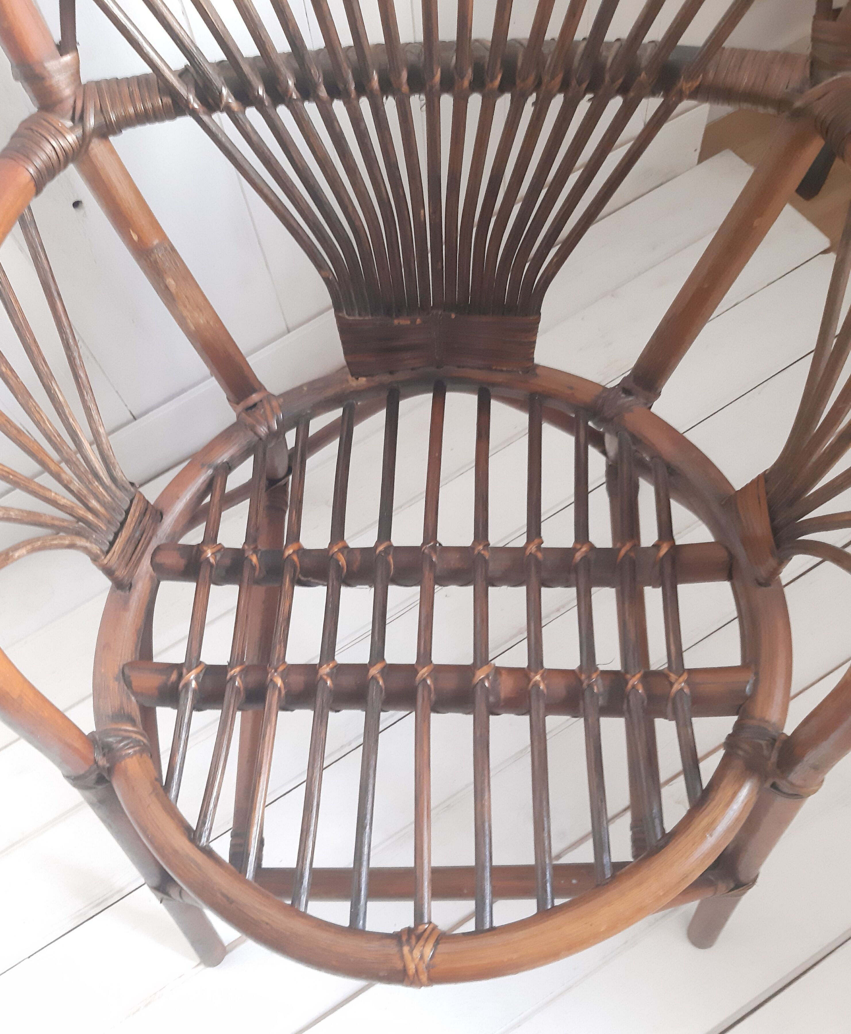 Chair rattan armchair