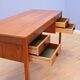 Danish writing desk in teak by Domino Møbler Danmark, 1960s