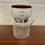 Scandinavian design glass teapot 1950.