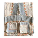 Vintage tablecloth and matching napkins