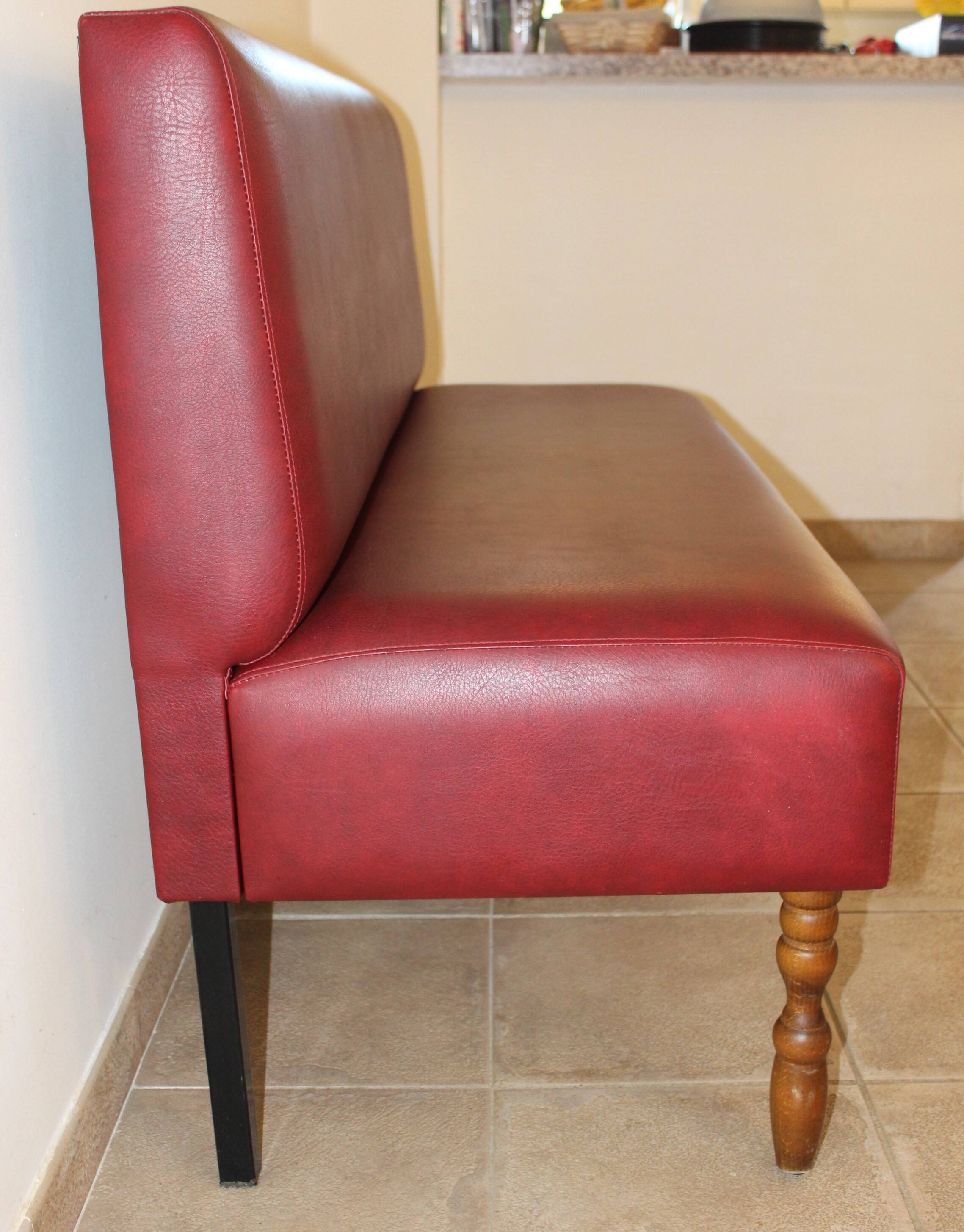 Authentic vintage bistro bench n°2