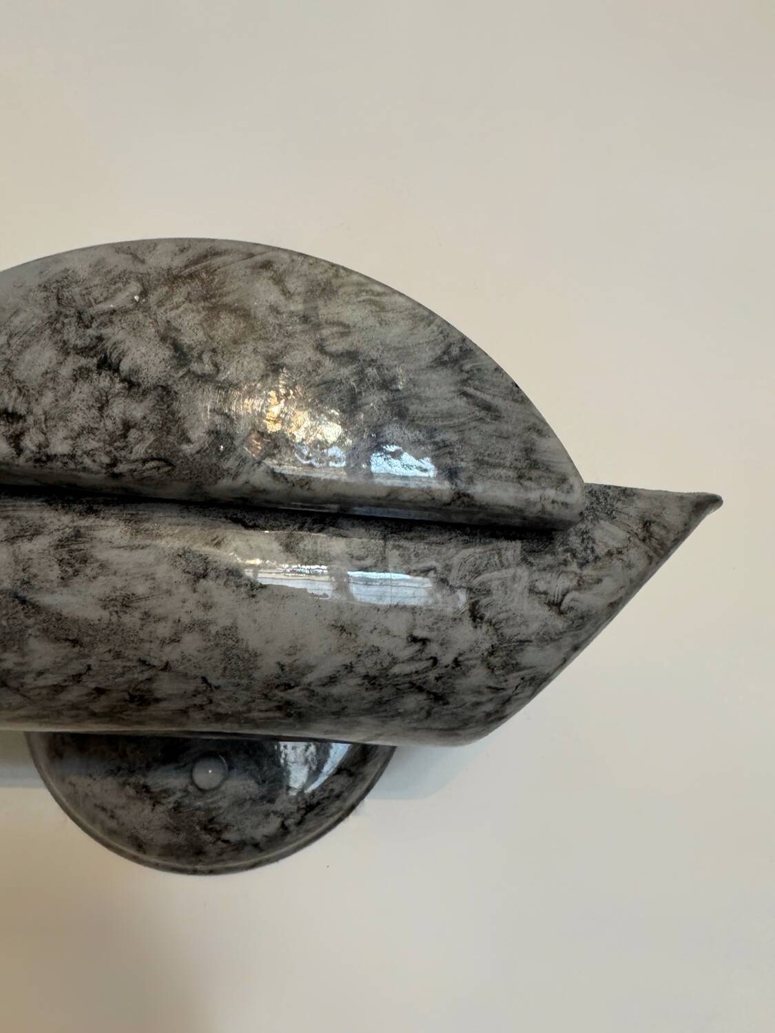 Murano glass wall lights from the 80s