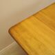Solid oak dining table by Henning Kjærnulf, Denmark, 1960s