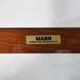 Mid-Century Design Teak Coffee Table with Smoked Glass by Möbel Mann, 1960s