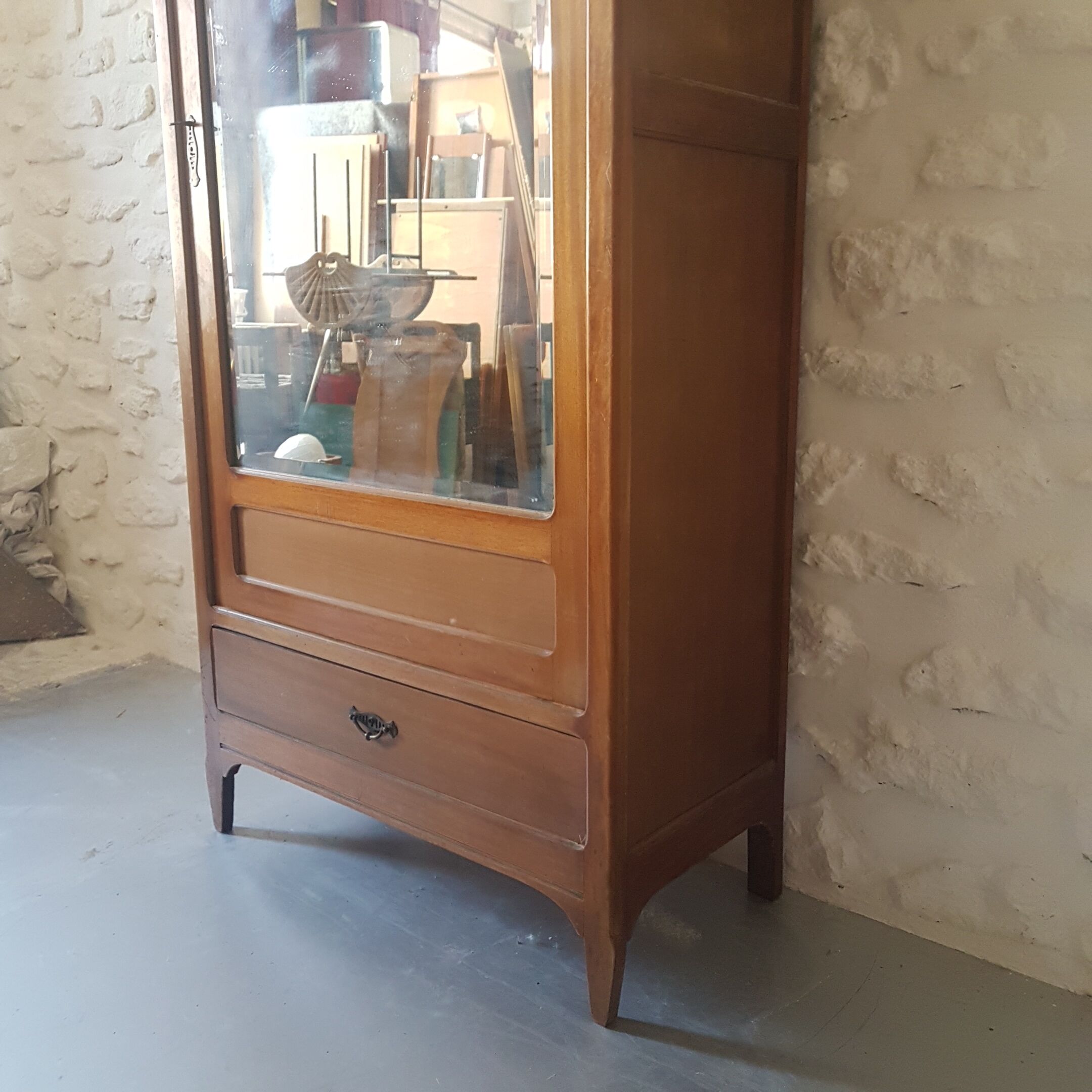 Wardrobe with mirror