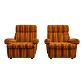 Paire de fauteuil Space-Age 1970