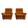 1970s Space-Age armchair pair