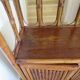 Retro-modernist - Sideboard-bookcase-2 doors-wood-rattan-cane-1960s