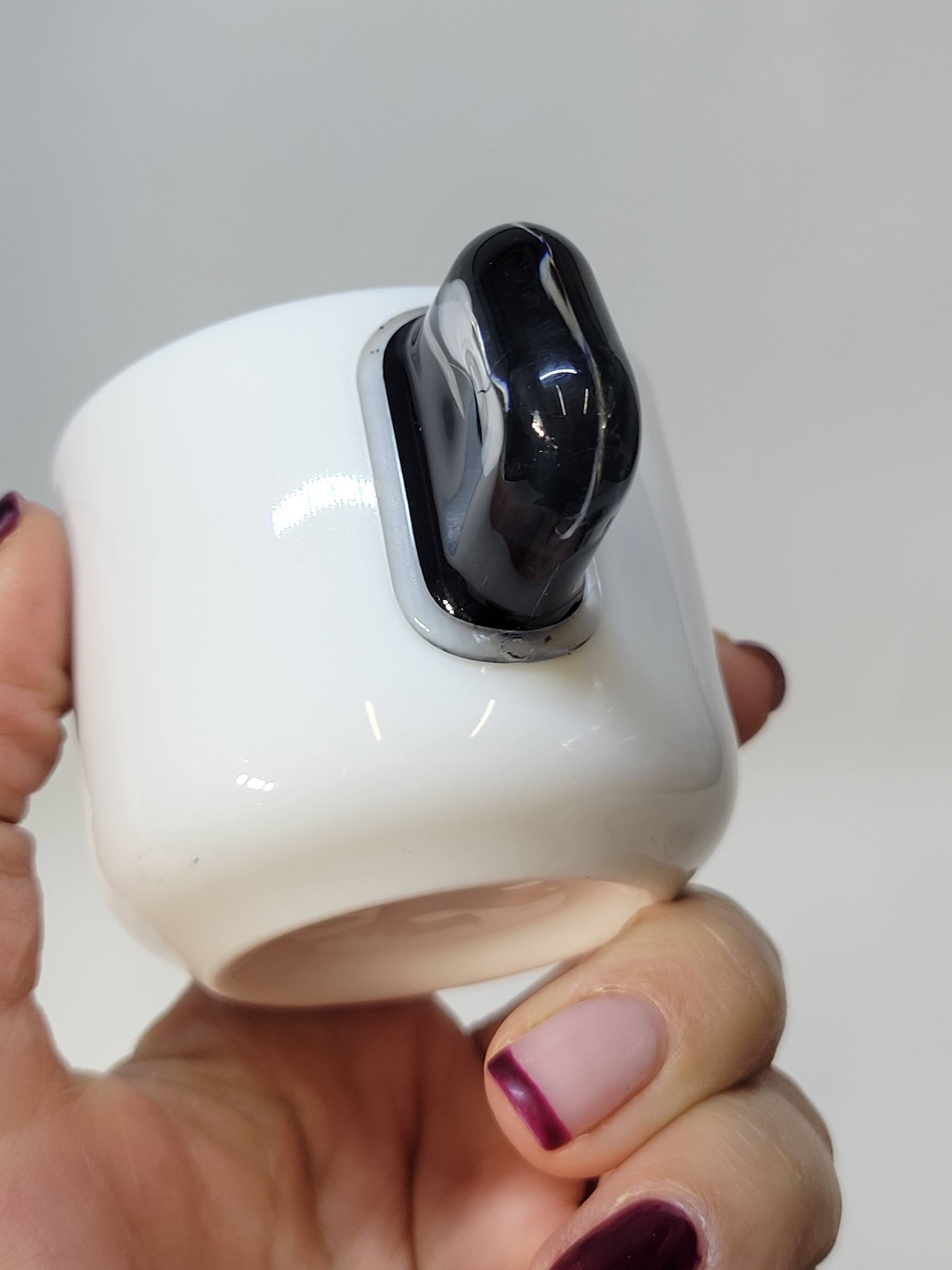 Guzzini Coffee Set 6 Porcelain Espresso Cups and 6 Plexiglas Saucers