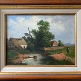 Table j. sander alias johann jungblut (1860-1912) animated landscape