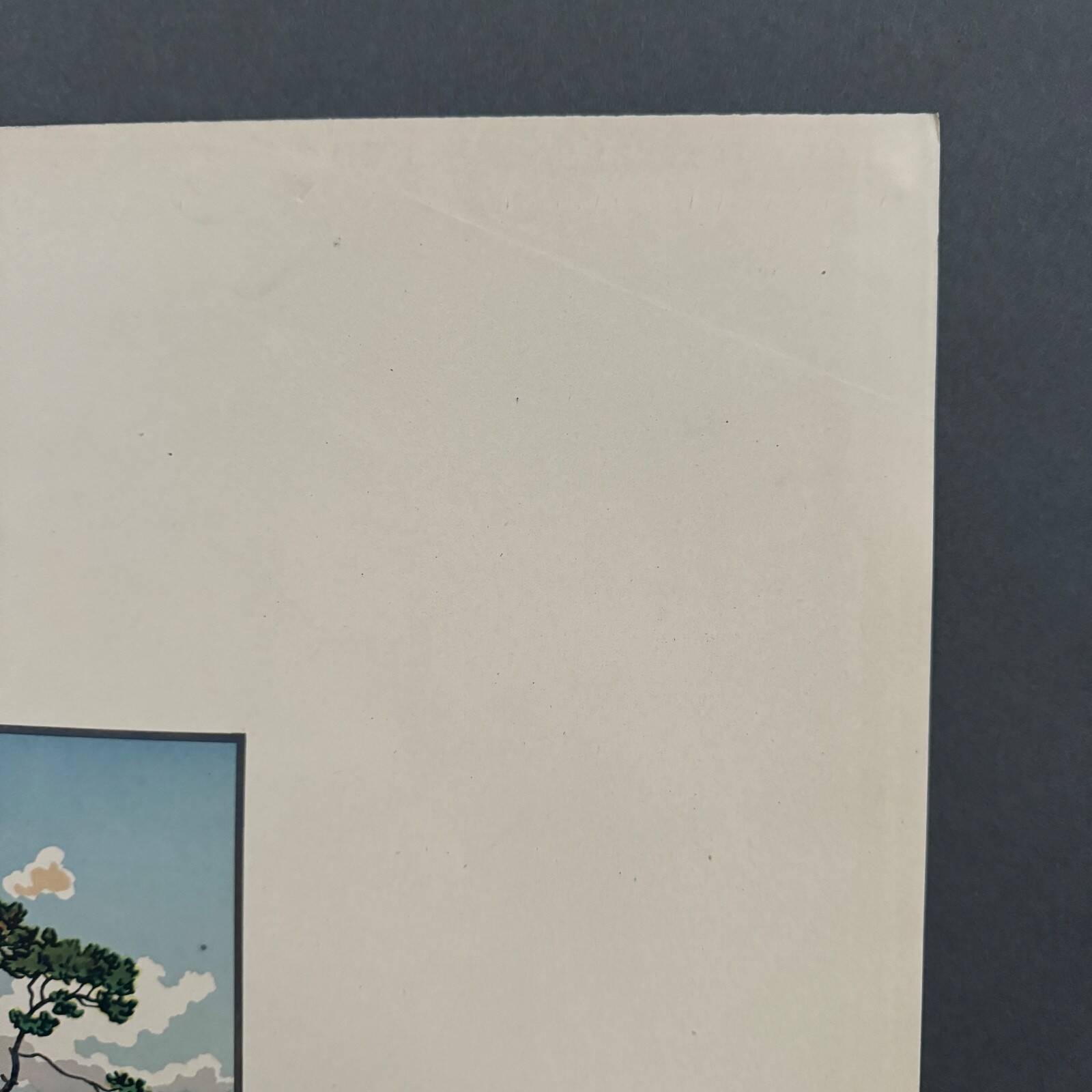 Lithograph by Henri Rivière Douarnenez seen from the Ris