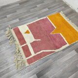 Handmade Beni Ouraine rug, size 100 x 200 cm