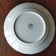 6 flat plates Villeroy & Boch Mettlach celadon green and vintage gold 1960s