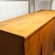 Scandinavian teak cabinet 4 doors 2+1 drawers wardrobe 1960