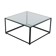 Coffee table of Italian architectural design of the 1960s