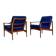 Danish teak armchairs by Ib Kofod- Larsen 1960s