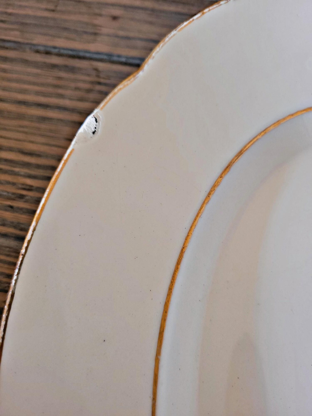 Gien Gardanne dishes, pink and yellow (1 oval, 2 round ones, one of which is hollow)