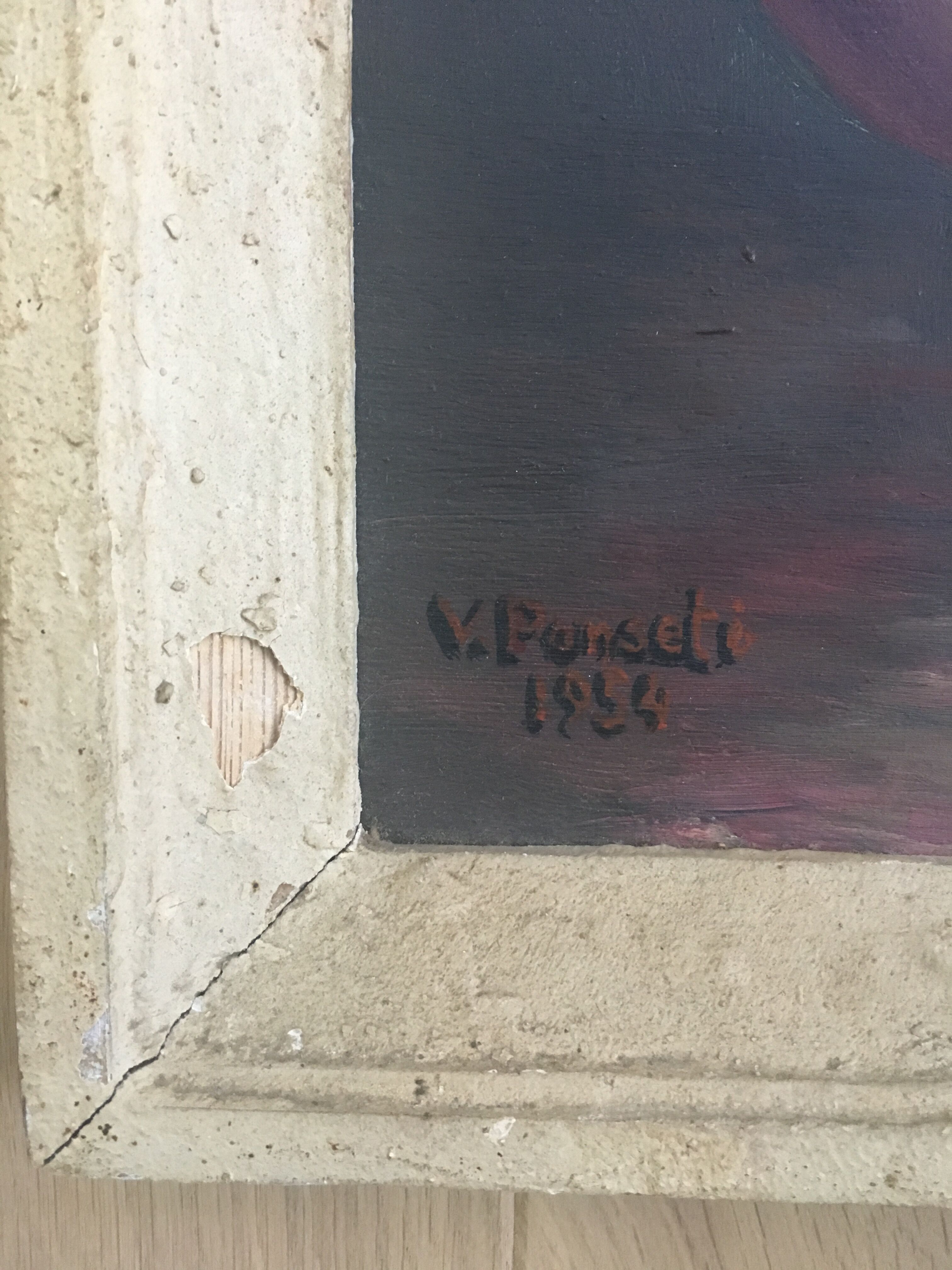 Still life painting / Roses / Valentin Ponseti 1954