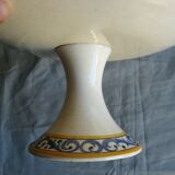 Coupe sur pied en faïence