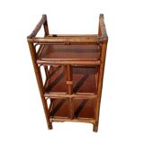 Rattan shelf