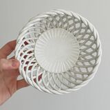 White openwork cup